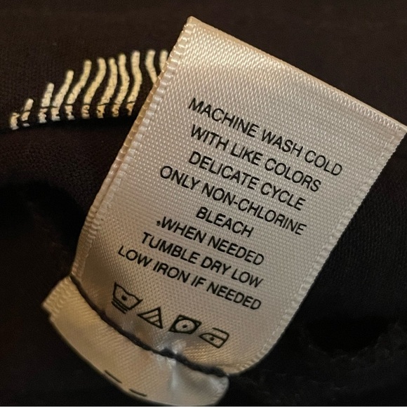 John Mark Black with White Dots Tunic Top XL - Picture 8 of 14